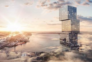 Rendering of The Waldorf Astoria Hotel & Residences Miami