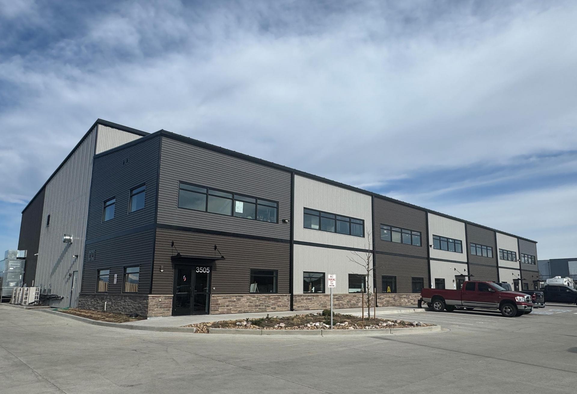 A high-resolution image of 3505 Draft Horse Court in Loveland, a 21K SF industrial building.