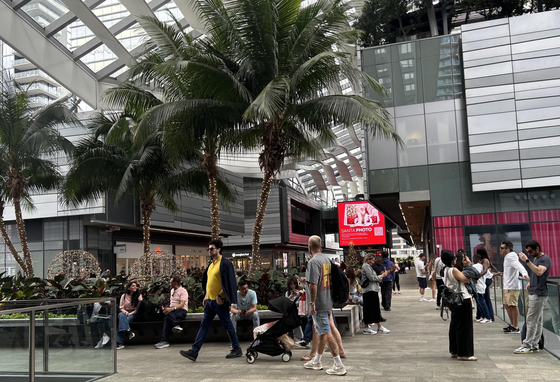 Brickell Centre Miami Shoppers on Black Friday
