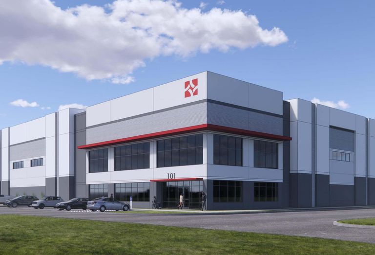 Rendering of the McKinney Air Business Park. 
