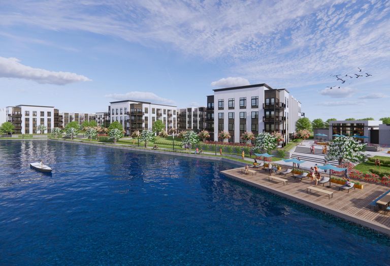 A rendering of Remy On The Trails, a 24-acre residential development in west Houston.