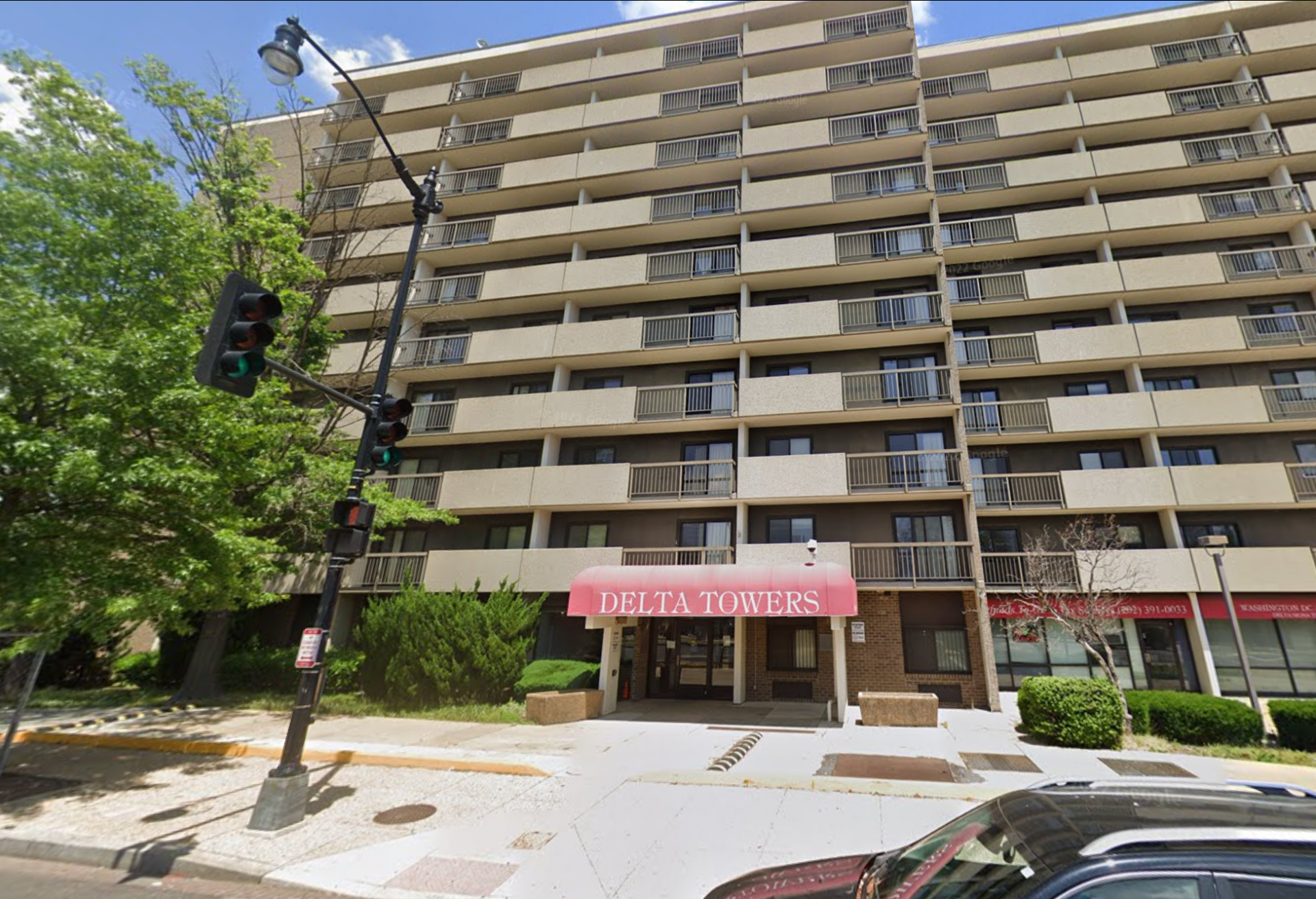 The Delta Towers apartments at 1400 Florida Ave. NE