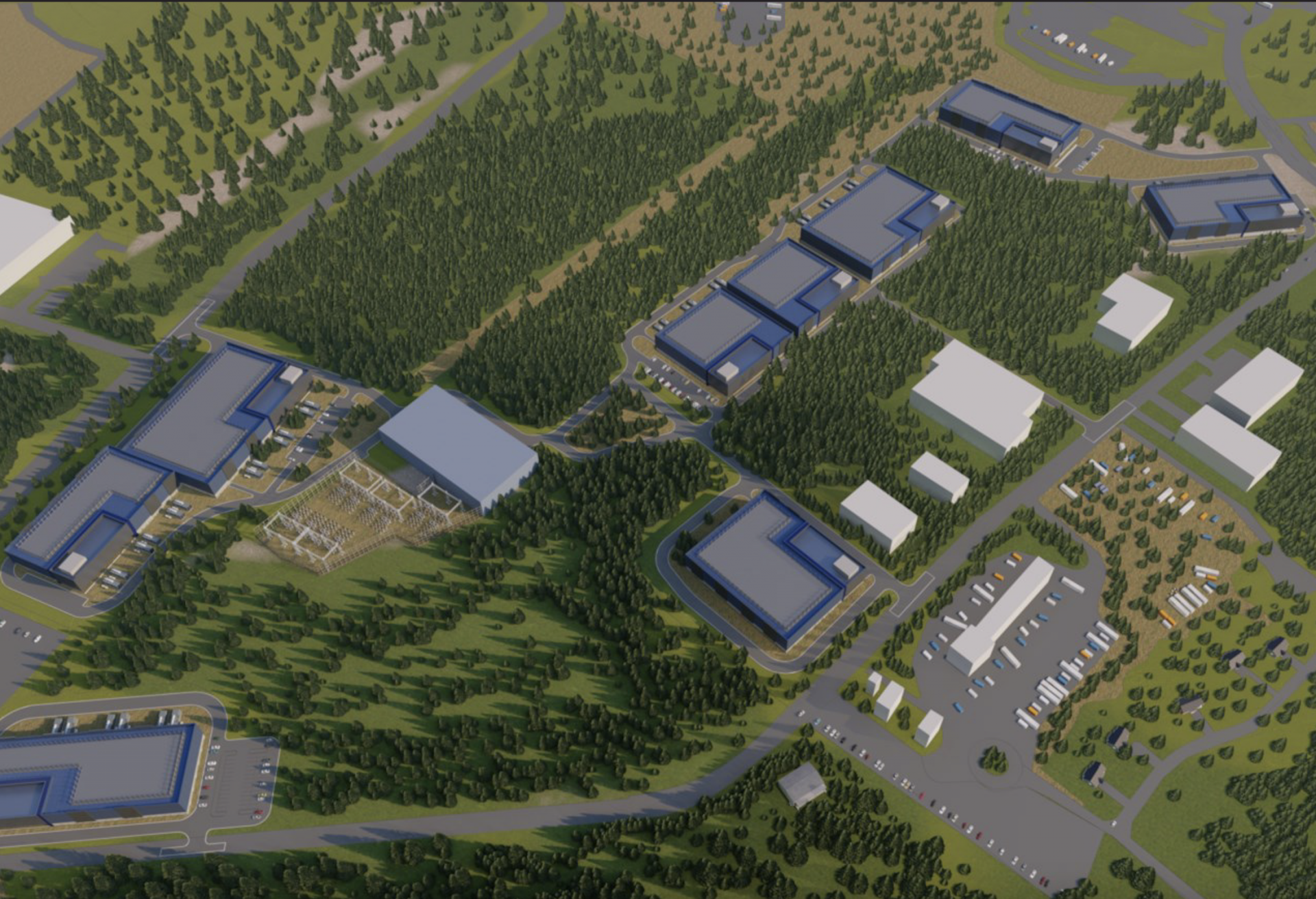 The proposed data center in Westfield, Massachusetts
