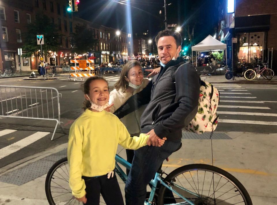 Riseboro CEO Scott Short with his two children