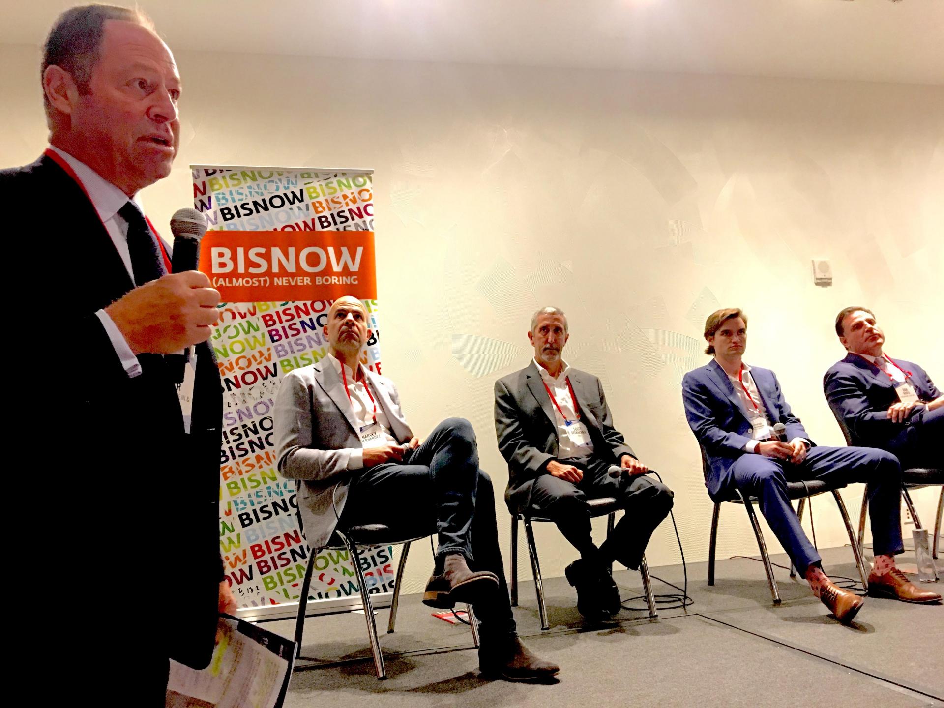 Saul Ewing Arnstein & Lehr partner Chuck Brecker, Newgard Development Group CEO Harvey Hernandez, Moss Executive Vice President Scott Desharnais, Sextant Stays Managing Partner Andreas Geovanis and Paramount Ventures CEO Dan Kodsi