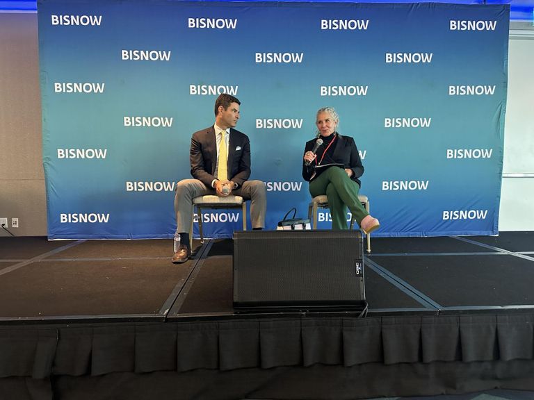 Fireside chat panel at San Francisco State of the Market Event