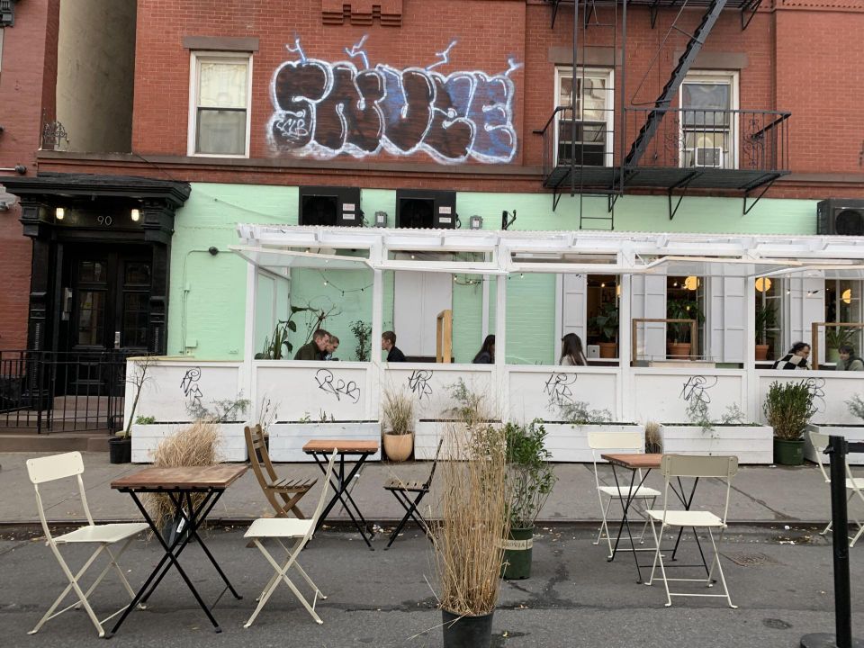 Outdoor dining NYC
