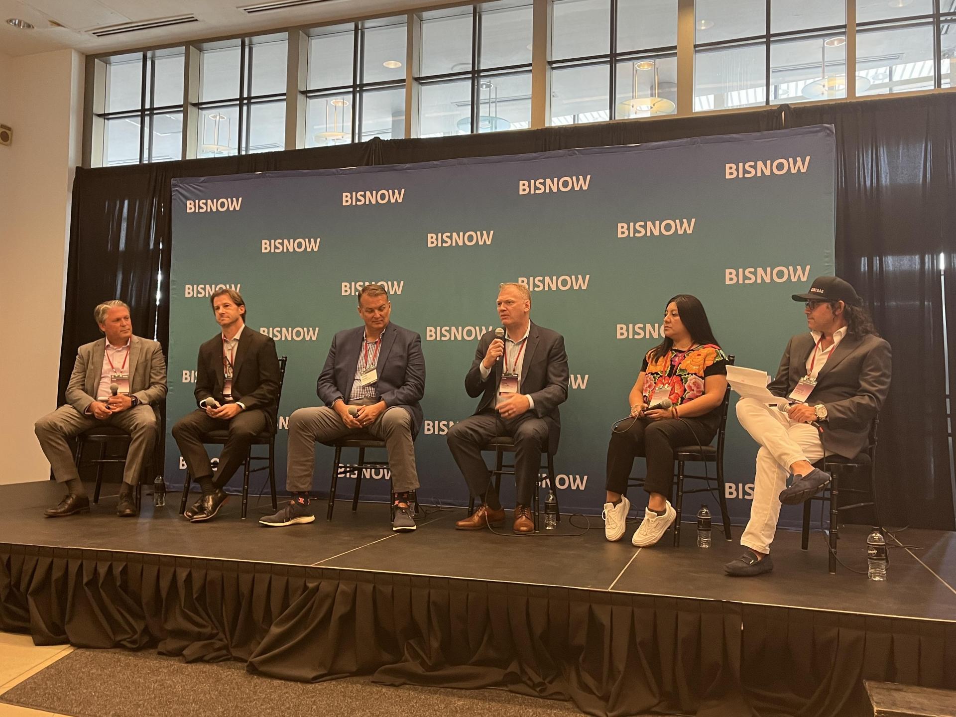 Stephen Fluhr, Westfield, Tim Hanifin, Graycor Construction Company Inc., Jason Schulz, J.Rich Company, Chris Drazba, Alamo Drafthouse, Erika Espinosa, Colores Mexicanos, Michael Schultz, Infuse Hospitality Chicago Retail, Sports, and Entertainment Event on August 30, 2023