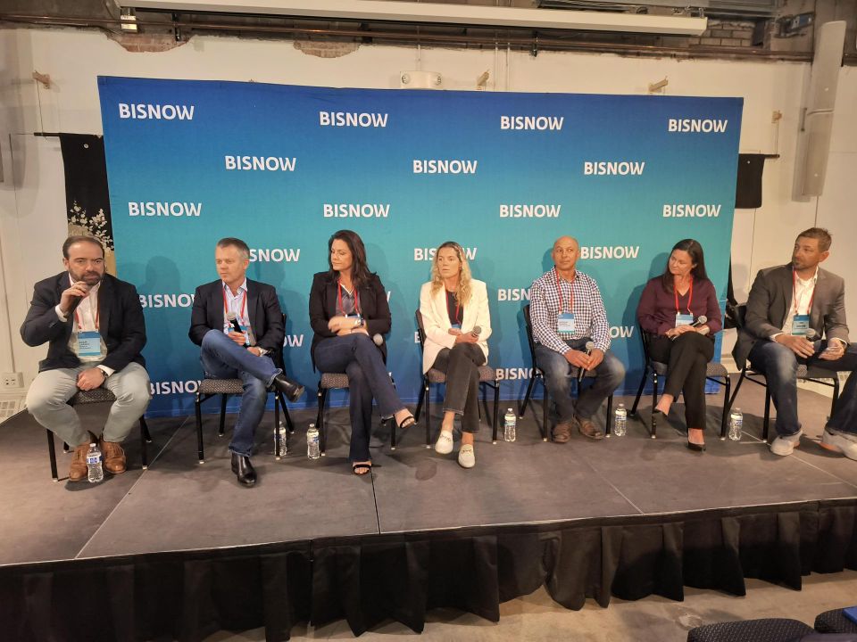 Zeppelin Development’s Adam Larkey, East West Partners’ Jay Lambiotte, Alterra Mountain Company’s Krista Sprenger, McWhinney’s Anneke Haggerty, Keystone Resort’s Shervin Rashidi, Hilton’s Lisa Waldron, RTM Engineering Consultants’ Eric Rubottom