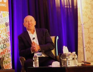 Starwood Capital Chairman Barry Sternlicht speaking at a Bisnow event in 2018.
