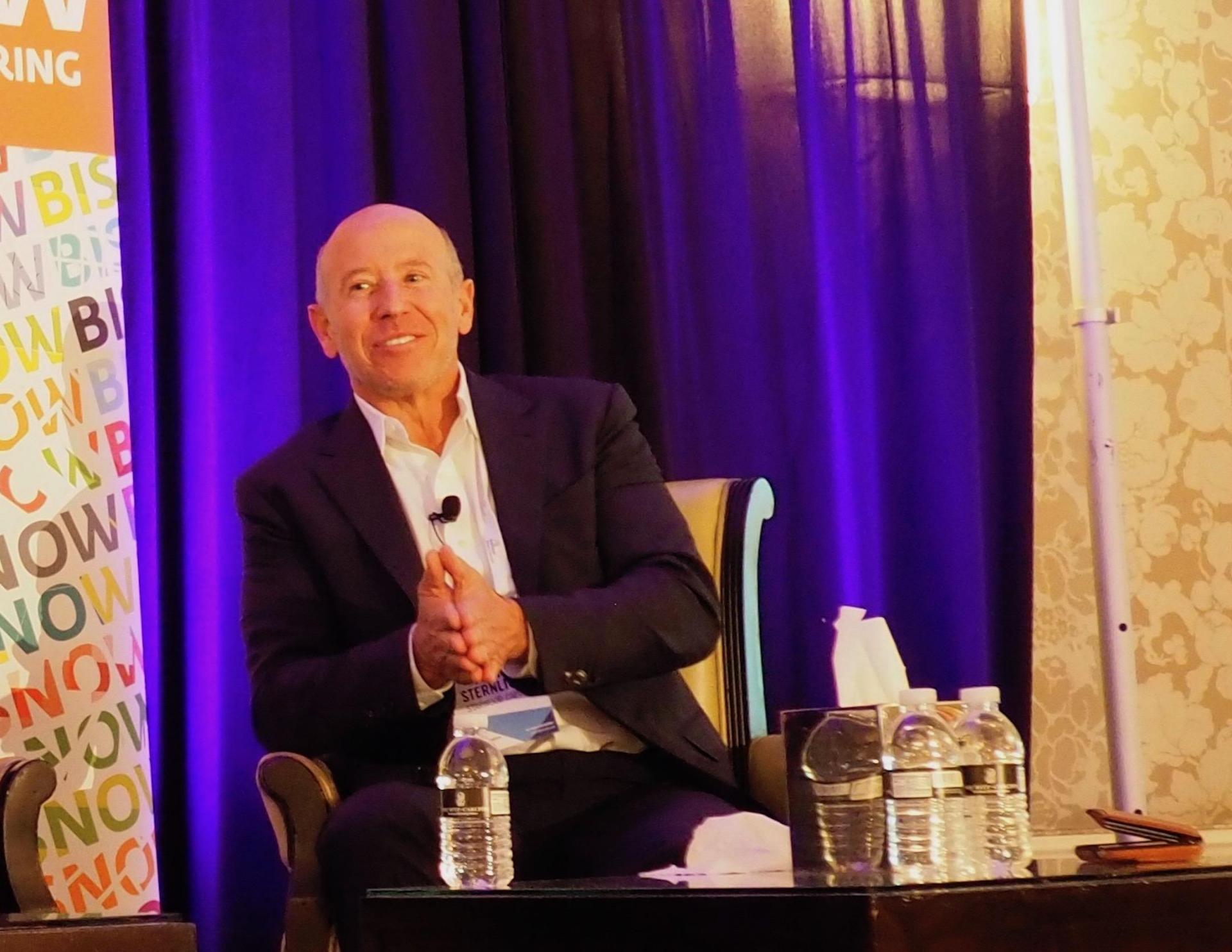 Starwood Capital Chairman Barry Sternlicht speaking at a Bisnow event in 2018.