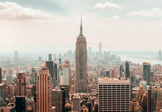 The Empire State Building, photographed in 2022.