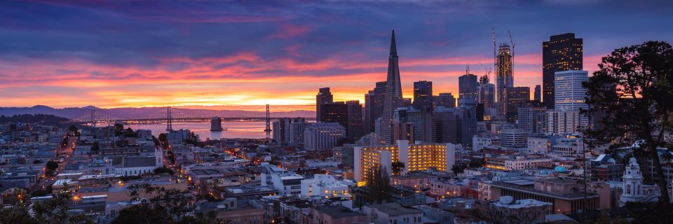 San Francisco evening skyline