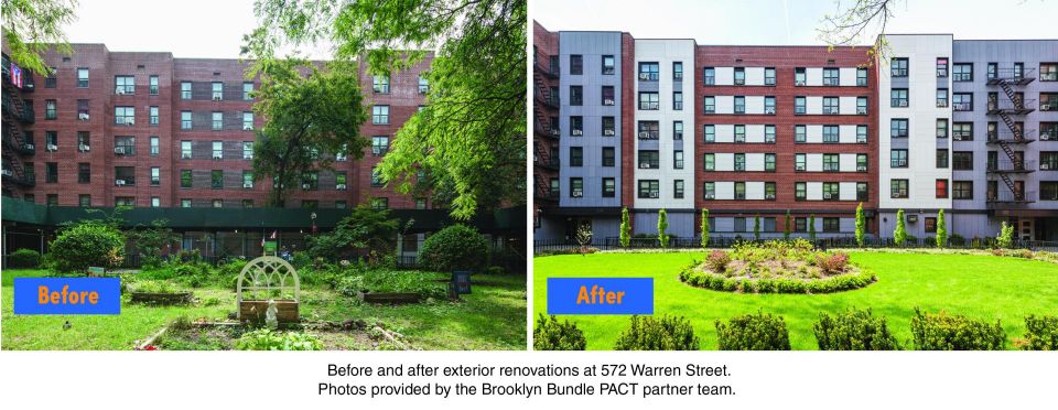Before and After of 572 Warren St.