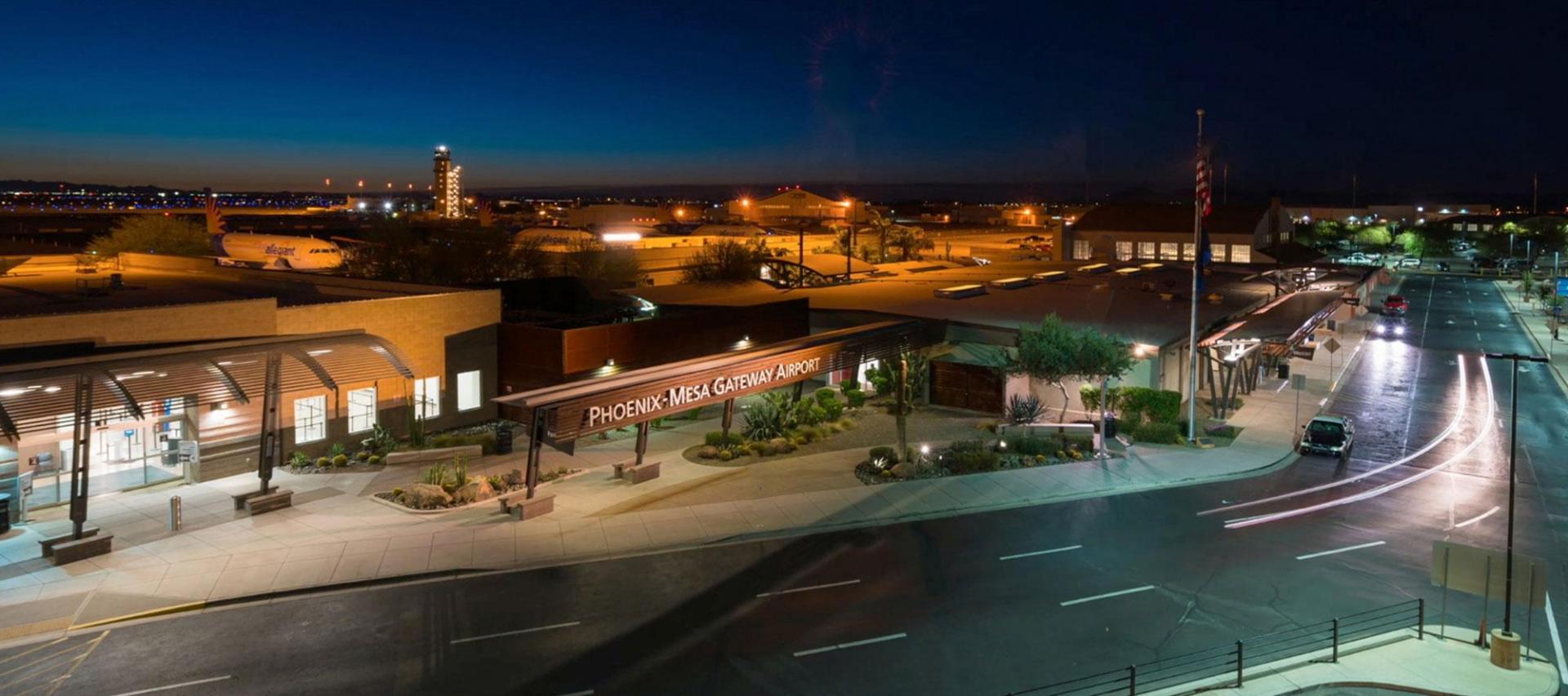 Phoenix Mesa Gateway Airport off the 202 highway