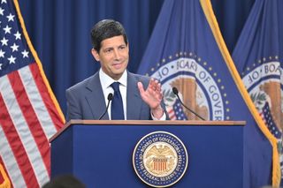 Federal Reserve Chairman Kevin Warsh speaks at a press conference Oct. 28.