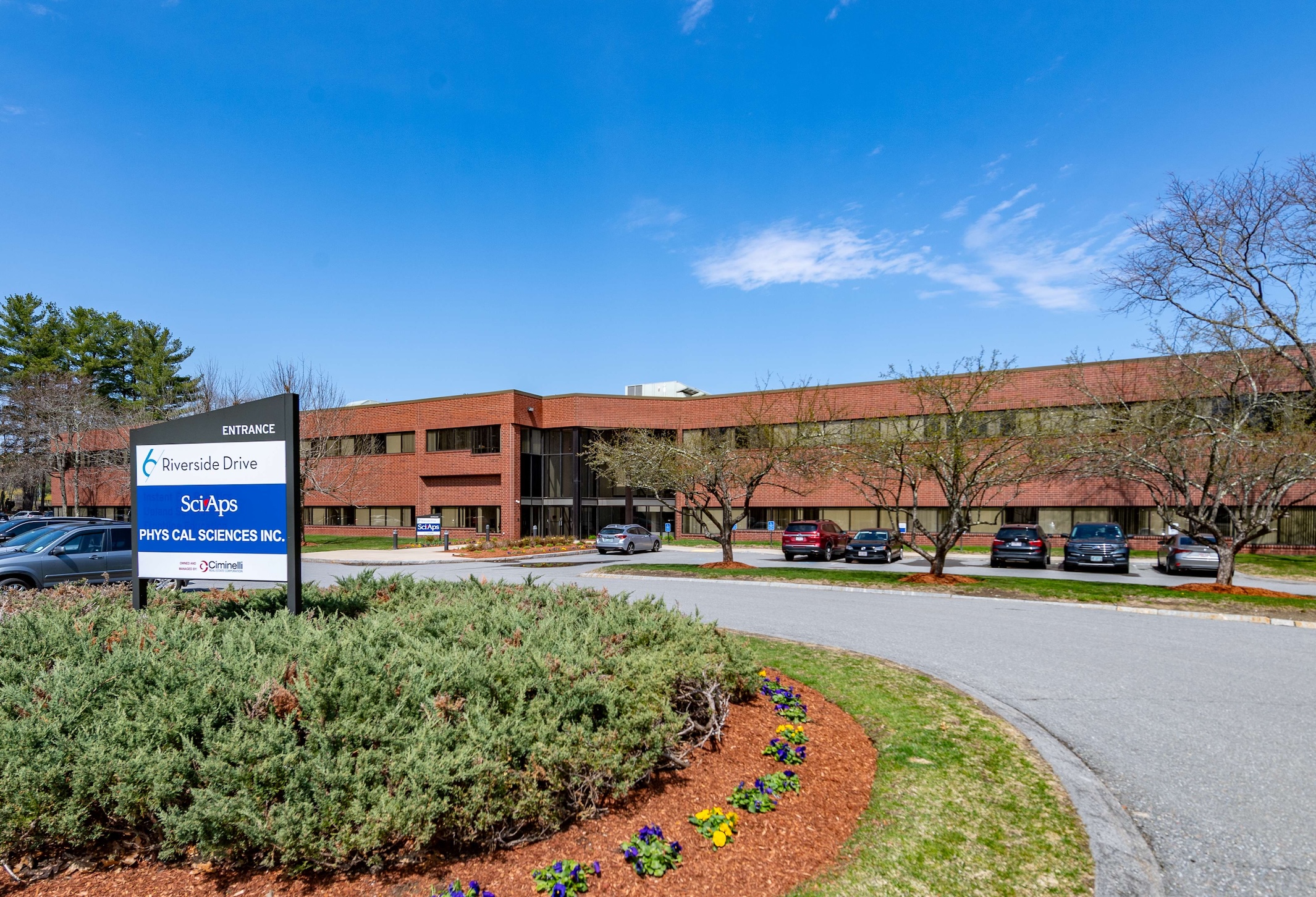 The 6 Riverside Drive building in Andover