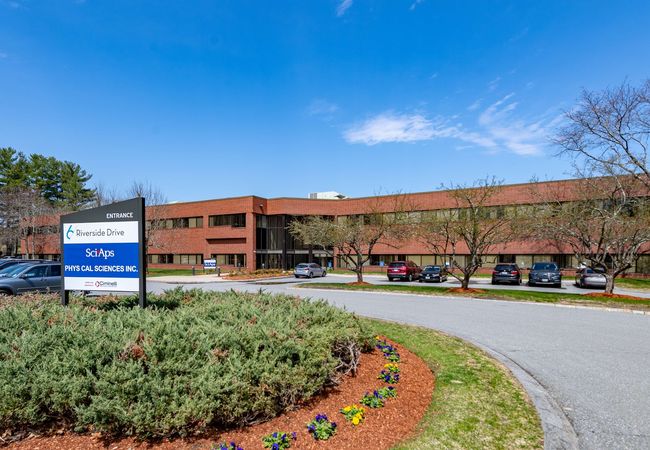 The 6 Riverside Drive building in Andover