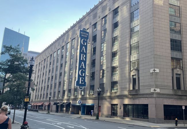 The Motor Mart Garage at 201 Stuart St. in Boston's Back Bay.