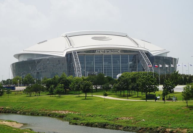 AT&T Stadium in Arlington.