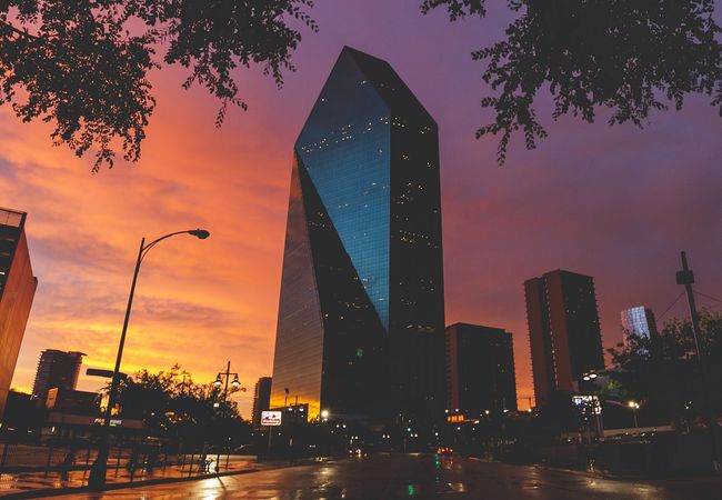Fountain Place in Downtown Dallas.