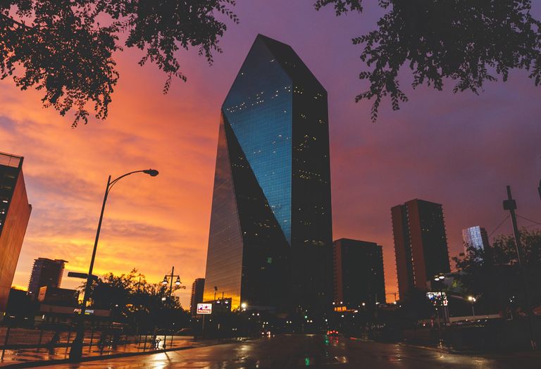 Fountain Place in Downtown Dallas.
