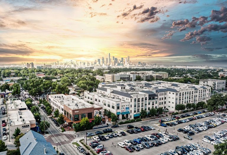 The Bishop Arts district in Dallas.