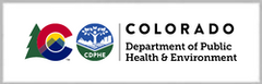 State of CO, Dept. of Public Health & Environment Logo