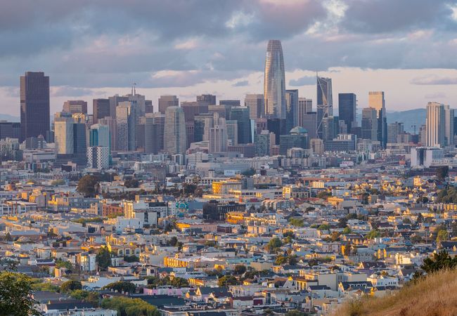 Skyline view of San Francisco