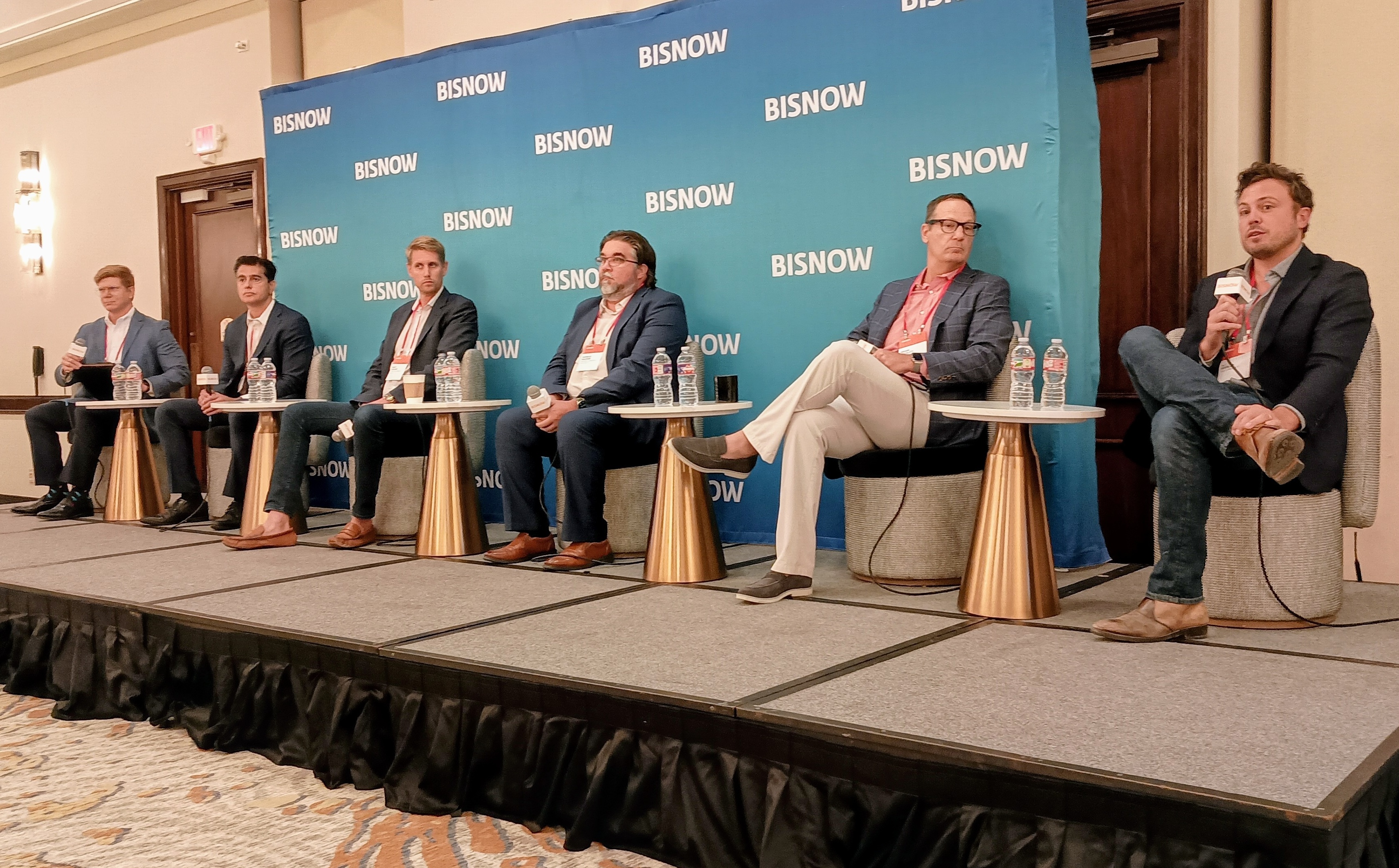 Panelists at Bisnow's DFW Adaptive Reuse Summit.