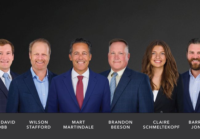 The inaugural brokers in Kidder Mathews' DFW office.