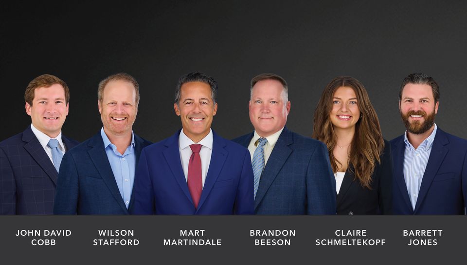 The inaugural brokers in Kidder Mathews' DFW office.