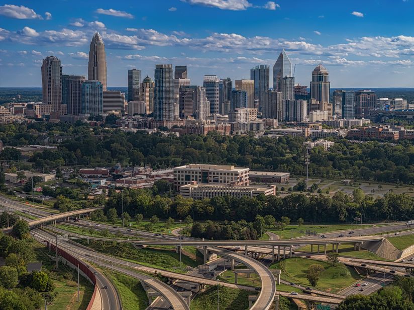 Charlotte's modern skyline