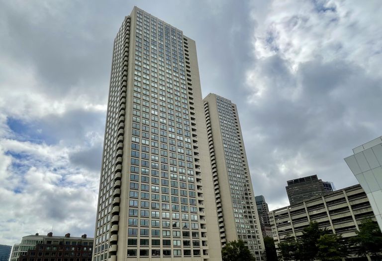 Harbor Towers on Boston's waterfront