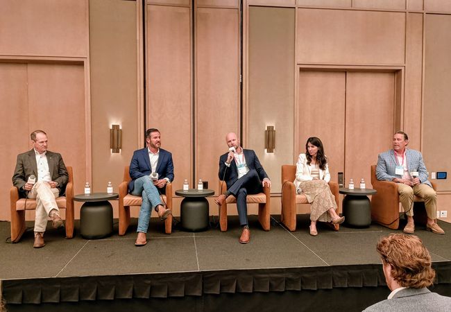 Panelists at Bisnow's Tarrant County State of the Market event.