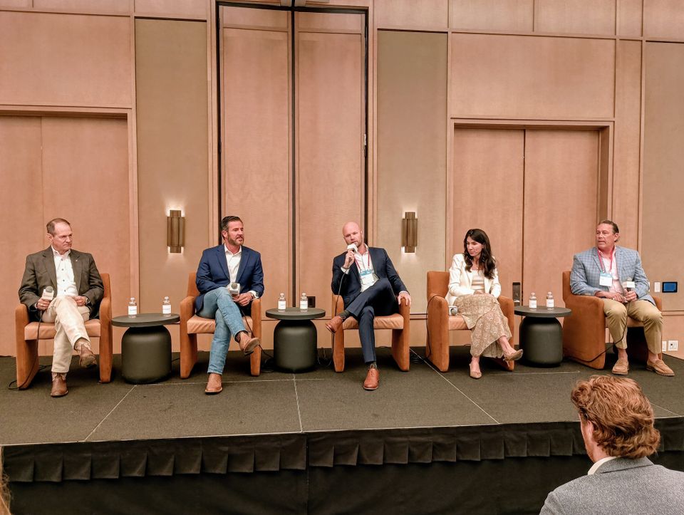 Panelists at Bisnow's Tarrant County State of the Market event.