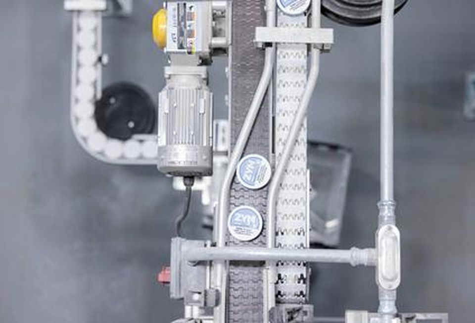 A photograph of factory production of Zyn products