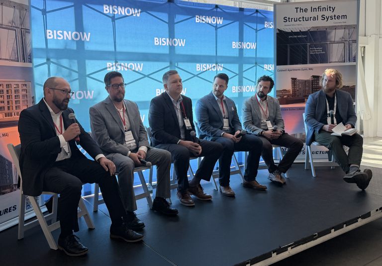 Charlesgate’s Todd Mikelonis, ICON Architecture’s Matt Marotta, Northland’s David Scharfenberg, Parity’s Cameron Rapoport, Davis Cos.’ Stephen Skolas and Sustainable Comfort’s Jeffrey Love.