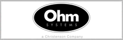 Ohm Systems: a Christenson Company Logo