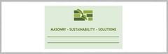 Masonry Sustainability Solutions Logo
