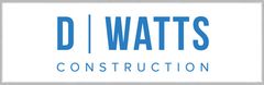 D | Watts Construction Logo
