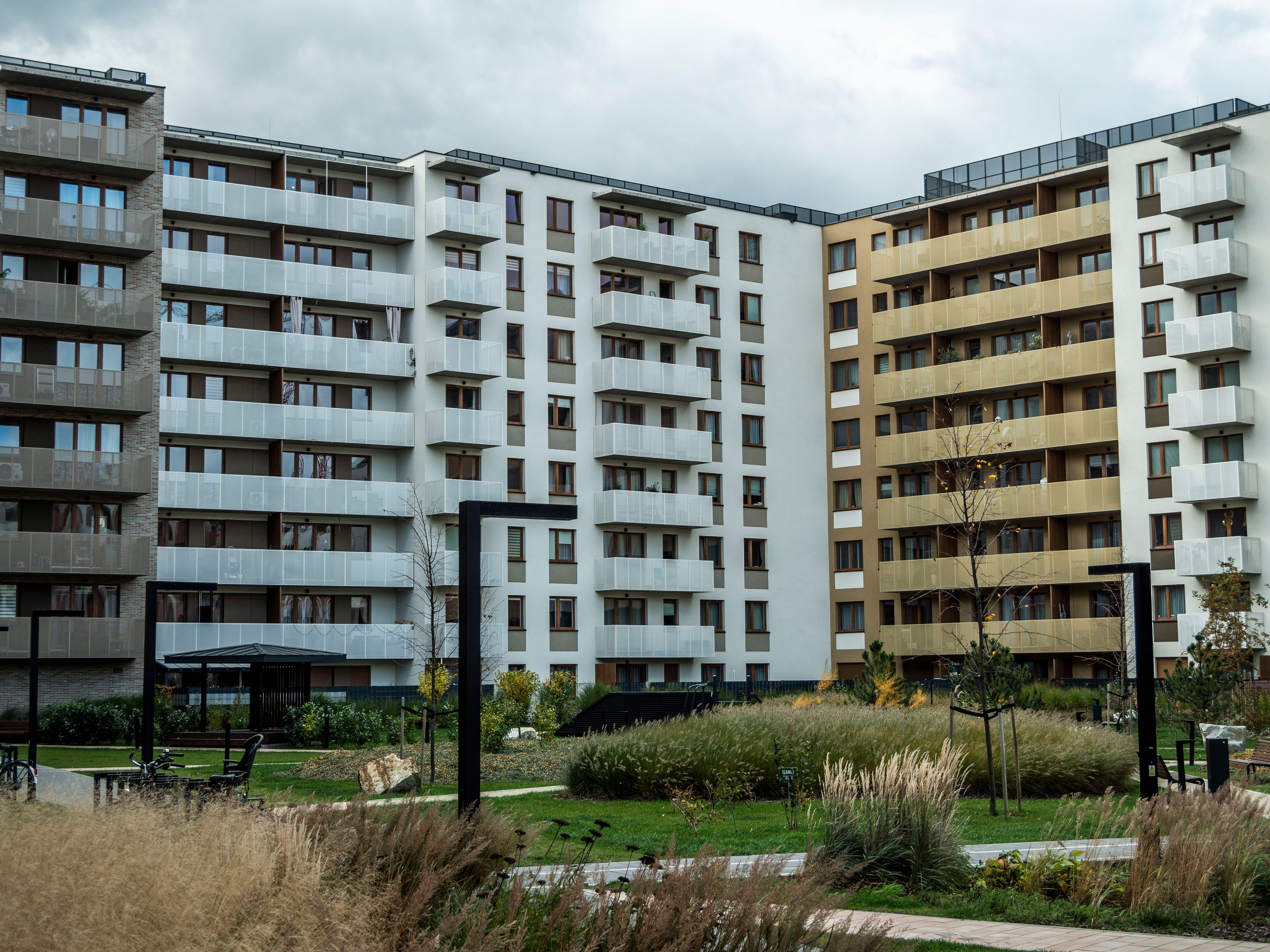 Apartment building.
