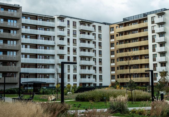 Apartment building.