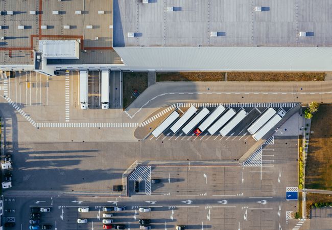 Exterior of an industrial property