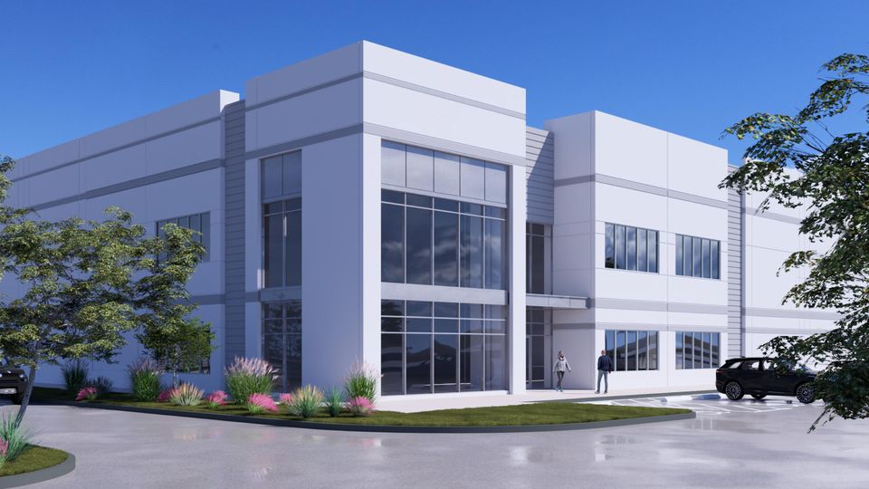 Rendering of Hillwood's speculative 1.2M SF Alliance Westport 16 building.