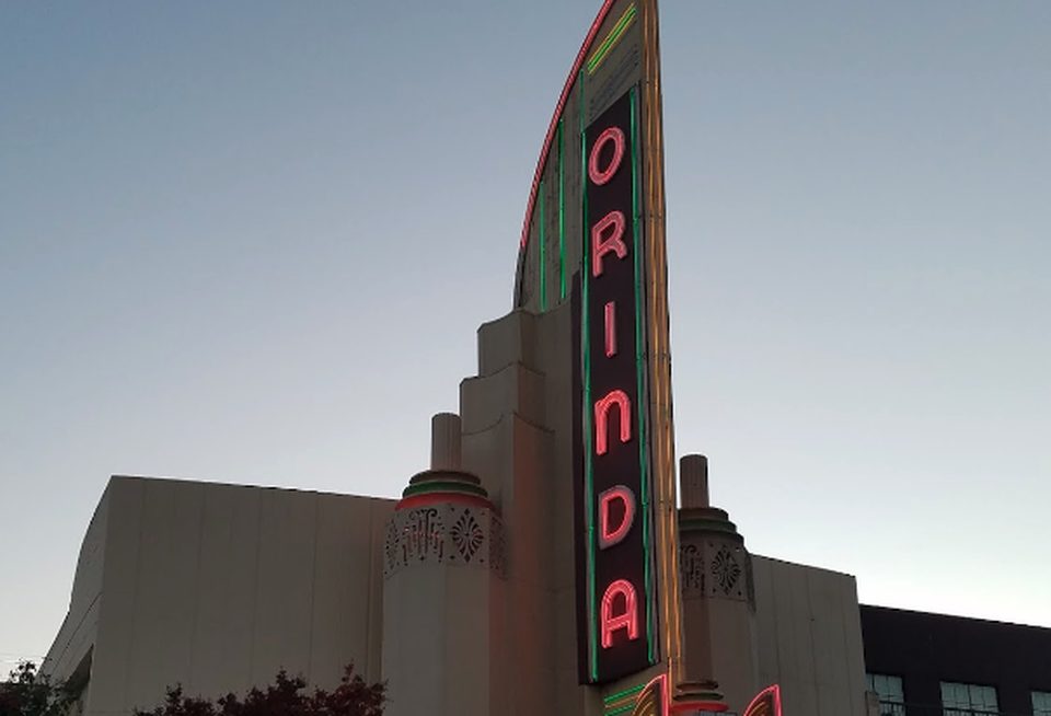 Orinda Theatre in downtown Orinda