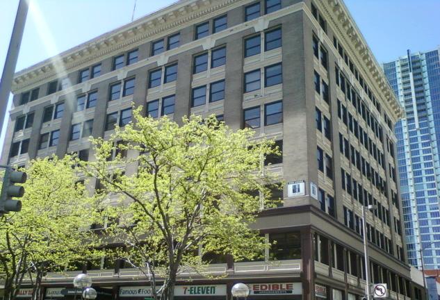 A photograph of the Symes Building in Denver