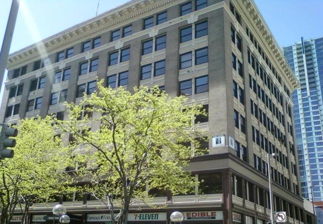 A photograph of the Symes Building in Denver