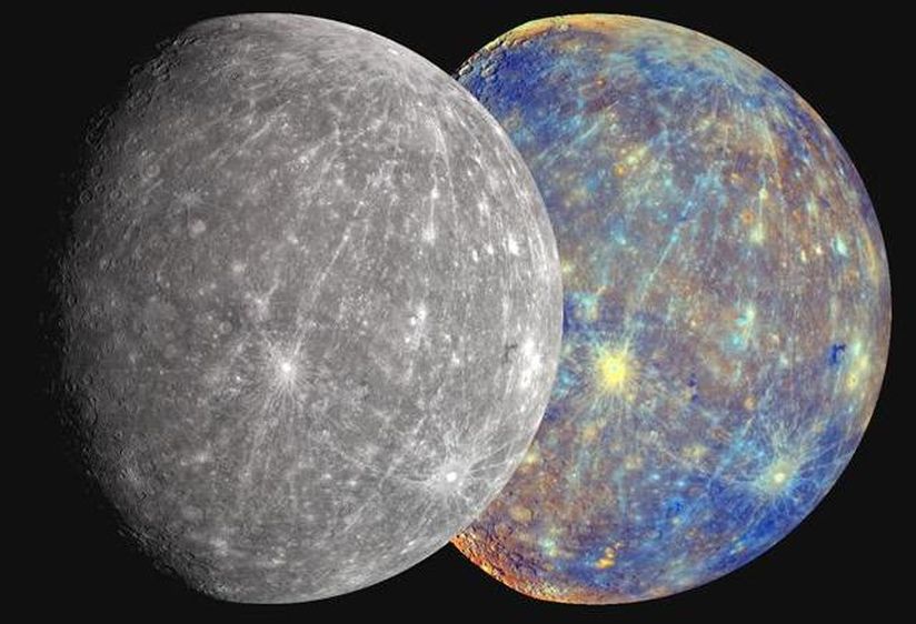 The planet Mercury