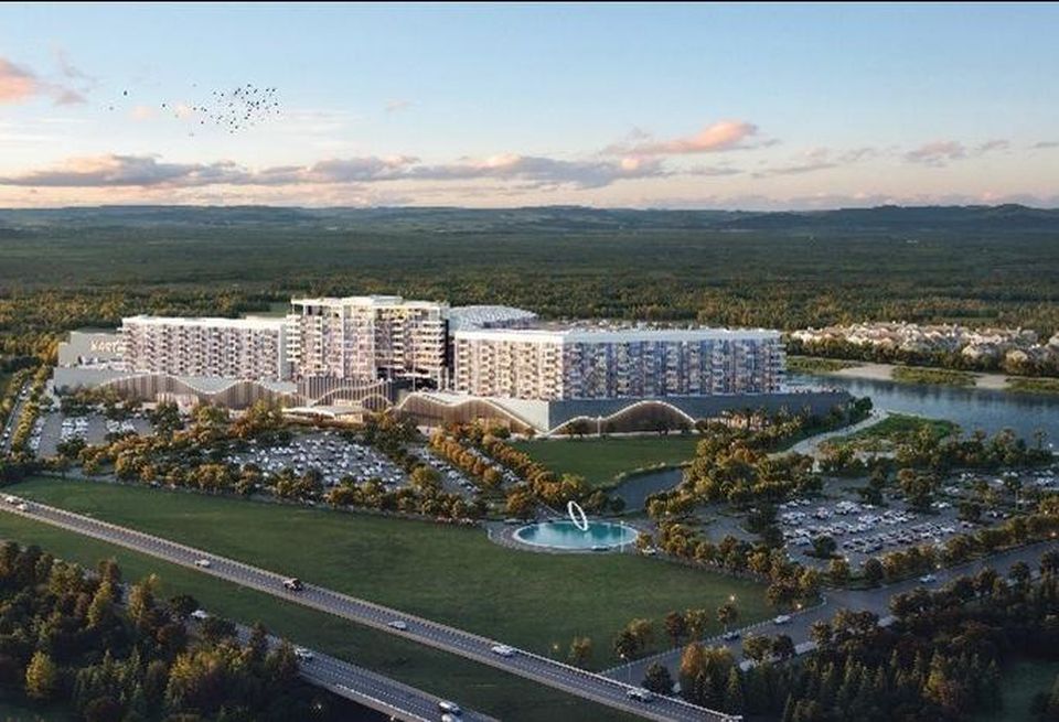 Another rendering of the Bear Village concept. Webstar executives say they have been discussing with Commerce city officials plans for the resort, but Commerce's city manager said no such discussions have taken place.